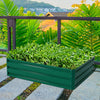 Costway 40"x32" Patio Raised Garden Bed Vegetable Flower Plant Dark Green New