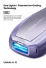 Ulike Air 10 IPL Laser Hair Removal Device - Dual Lights, SHR Mode & Ice Cooling - Purple