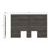 Nordika James Full Headboard - Grey Oak|Tête de lit James Nordika - chêne gris