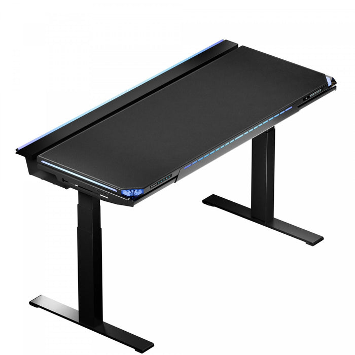 Blacklyte Atlas Gaming Desk - Black