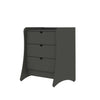 Coney Mid-Century Modern 3-Piece Dresser Set in Charcoal Gray | Ensemble de commode 3 pieces Coney style milieu du siecle en gris charbon