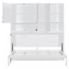 Ethan Space-Saving Murphy Bed with Storage and Foldable Design,Twin Size,White Twin Bed  | Ethan Lit escamotable gain de place avec rangement et design pliable, Taille simple, Blanc