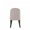 Hillman Modern Wood Upholstered Dining Chair in Light Gray - Set of 4 | Chaise de salle a manger moderne en bois Hillman avec revetement en tissu gris clair - Lot de 4