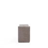 Concord Modern Glam Chenille Accent Bench in Dove | Banc d’appoint moderne glamour en chenille Concord, coloris colombe