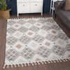 Quinto Twinkle Orange Shag Area Rug - 5'7" x 7'3"|Carpette à poil long Quinto Twinkle orange - 5 pi 7 po x 7 pi 3 po