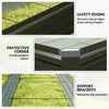 Outsunny 8x2x1ft Raised Garden Bed Large Galvanized Elevated Planter Box