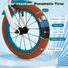 Costway 12" Kid's Bike With Removable Training Wheels & Basket For 3-4 Years Old Turquoise