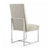 Element Modern Velvet Metal Dining Chair in Champagne - Set of 2 | Chaise de salle a manger moderne en velours et metal Element, coloris champagne - Lot de 2