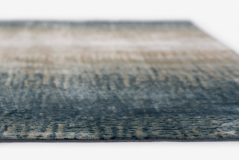 Sable Contemporary 7'9\" x 9'10\" Area Rug in Blue Indoor Area Rug