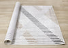 Washable Multi-Coloured Basketweave Lines Area Rug - 5'3" x 7'7"|Carpette à motifs de lignes de tressage multicolore lavable à la machine - 5 pi 3 po x 7 pi 7 po