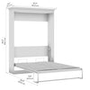 Bestar Versatile 64 W Full Murphy Bed - White|Lit double escamotable Versatile de Bestar de 64 po (L) - blanc