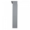 Glenn Engineered Wood Murphy Bed With Shelves And Led Lighting, Queen Size - Grey | Lit Mural Escamotable Glenn En Bois Composite Avec Etageres Et Eclairage Led, Taille Queen - Gris