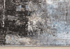 Hadley Grey Taupe Blue Distressed Design Rug, 7'10" x 10'6" Indoor Area Rug | Tapis Hadley au design decolore bleu gris taupe, 7'10" x 10'6"