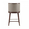Evalyn Modern Wood Upholstered Counter Stool in Taupe - Set of 3 | Tabouret de comptoir moderne en bois et tissu Evalyn, taupe - Lot de 3