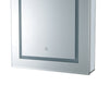 Stapik LED Medicine Mirror Cabinet - Silver|Armoire à pharmacie Stapik avec miroir et DEL - argentée