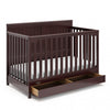 Graco Hadley 5-in-1 Convertible Crib with Drawer - Espresso