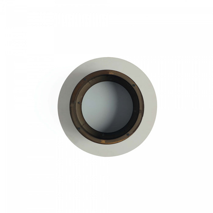 Alondra Modern Glam Sintered Stone Top Coffee Table in Black