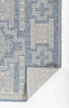 Nyra Transitional 8'0" x 10'0" Area Rug in Blue Indoor Area Rug | Tapis Transitionnel Nyra 8'0" x 10'0" en Bleu