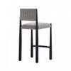 Lennor Mid-Century Modern Boucle Metal Counter Stool in Mushroom | Tabouret de comptoir en metal boucle style mid-century modern Lennor, coloris champignon