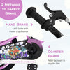 Costway 18" Kid's Bike For 4-8 With Height-adjustable Handlebar & Saddle Handbrake Purple