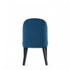 Hillman Modern Wood Upholstered Dining Chair in Blue - Set of 4 | Chaise de salle a manger moderne en bois Hillman avec revetement bleu - Lot de 4