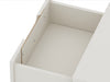 Rockefeller Mid-Century Modern 20" Nightstand in Off White (2-Drawer) - Set of 2 | Table de nuit Rockefeller Mid-Century Modern 20" en blanc casse (2 tiroirs) - Lot de 2