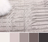 Blythe Grey Rug 5'0" x 8'0" | Tapis Contemporain/Moderne Blythe 5'0" x 8'0" en Gris