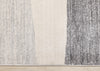 Olivia Grey Black Cream Geometric Rug, 7'10" x 10'2" Indoor Area Rug | Tapis geometrique gris noir creme Olivia, 7'10" x 10'2"