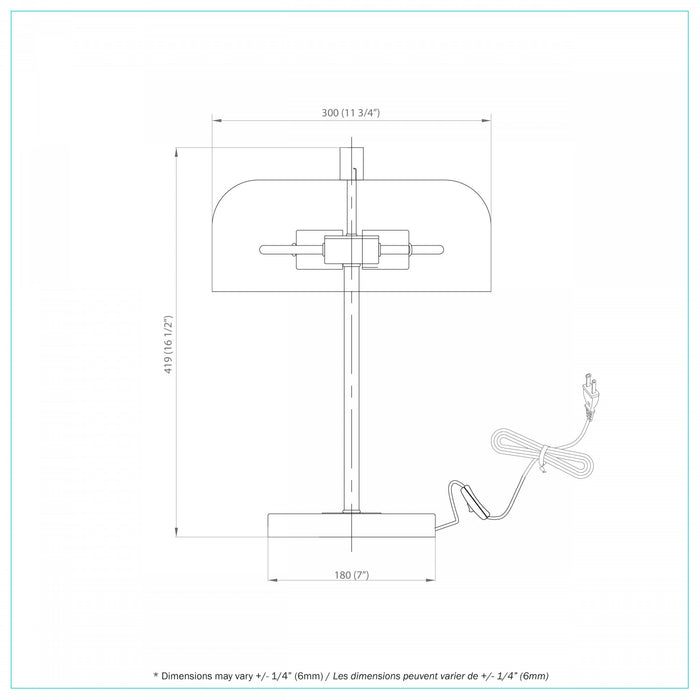 Fazer Black Table Lamp
