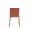 Paris Modern Vegan Leather Dining Chair in Clay - Set of 4 | Chaise de salle a manger moderne en cuir vegetalien Paris couleur argile - Lot de 4