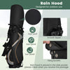 Costway 9" Golf Stand Bag Club 8 Way Divider Carry Organizer Pockets Storage Black New