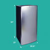 Koolatron 6.2 Cu. Ft. Stainless Steel Compact Refrigerator|Réfrigérateur compact Koolatron de 6,2 pi3 en acier inoxydable