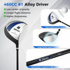 Costway Men's Complete Golf Clubs Package Set 10 Pieces Includes Alloy Driver