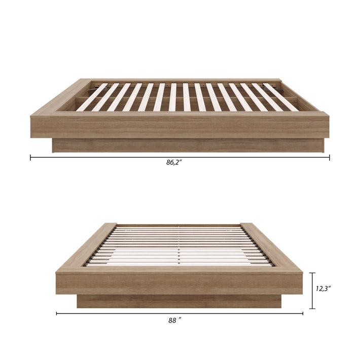 Marconi Platform Bed Frame King Bed