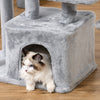 Pawhut Cat Tree For Indoor Cats, Multi-level Cat Condo With Sisal Scratching Post, Perch, Hanging Ba|Pawhut Arbre A Chat D'interieur, Condo A Plusieurs Niveaux Avec Griffoir En Sisal, Perchoir, Boule A