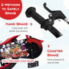 Costway 18" Kid's Bike For 4-8 With Height-adjustable Handlebar & Saddle Handbrake Red