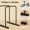 Soozier Push Up Bars Dip Station With Adjustable Height And Width For Home Gym|Soozier Station De Pompes Avec Barres De Poussee Hauteur, Largeur Reglables