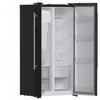 Forno Salerno 36-inch Side-by-Side Refrigerator in Black, 20 cu.ft. - FFRBI1844-36BLK | Refrigerateur cote a cote Salerno de 36 po, noir, 20 pi³ – FFRBI1844-36BLK
