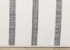 Covington Grey White Striped Rug, 5'3" x 7'7" Indoor Area Rug | Tapis Covington Raye Gris Blanc, 5'3" x 7'7"