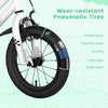 Costway 14" Kid's Bike With Removable Training Wheels & Basket For 3-5 Years Old White