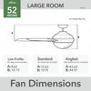 Mosley Ceiling Fan - Black | Ventilateur de plafond Mosley - Noir