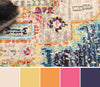 Lotus Navy Rug 8'0" x 10'0" | Tapis Traditionnel Lotus 8'0" x 10'0" en Bleu marin