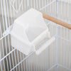 Pawhut 62" Bird Cage Budgie Cage With Wheels, Detachable Stand, Storage, White|Pawhut 62" Cage Pour Oiseaux Cacatoes Maison De Jeu Pinson Fournitures Pour Animaux Avec Roues Blanc