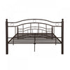 Jackson Metal Bed Frame With Underbed Storage,copper King Bed | Jackson Cadre De Lit En Metal Avec Rangement Sous Le Lit, Cuivre