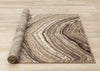 Forte Brown Cream Soothing Waves Area Rug - 7'9" x 10'6"|Carpette Forte brune et crème à motif de vagues apaisantes - 7 pi 9 po x 10 pi 6 po