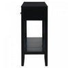 Emma 59.1'' Farmhouse Entryway Table with Drawers and Open Shelf,Black Sofa Table  | Table d'entree Emma 59,1'' de style ferme avec tiroirs et etagere ouverte, noire