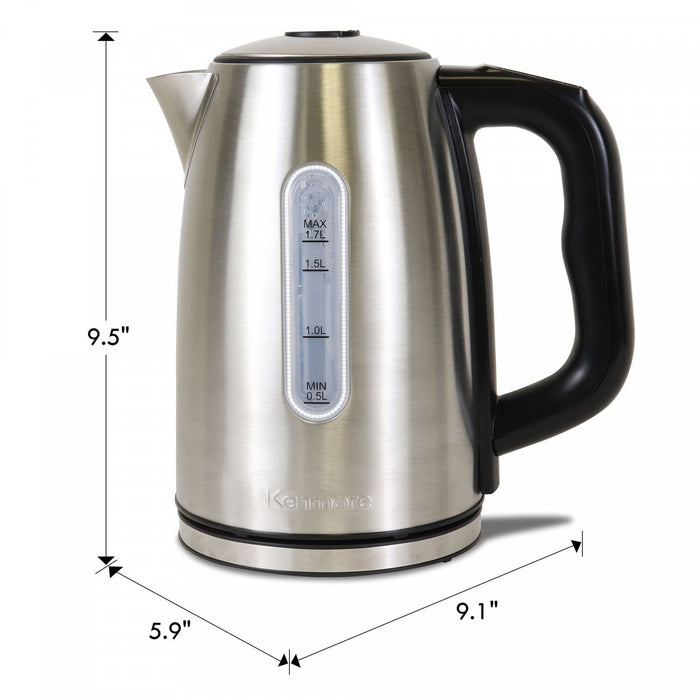 Kenmore Programable Tea Kettle Stainless Steel - KKTK1.7SD