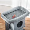 Pawhut Cat Tree, Small Cat Tower With Perch, Scratching Post, Cat Condo, Toy Ball For Kitty, Indoor |Pawhut Arbre A Chat, Petite Tour Pour Chat Avec Perchoir, Arbre A Chat, Condo Pour Chat, Balle Jouet