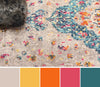 Daria Grey Rug 2'8" x 8'2" | Tapis de Couloir Traditionnel Daria 2'8" x 8'2" en Gris