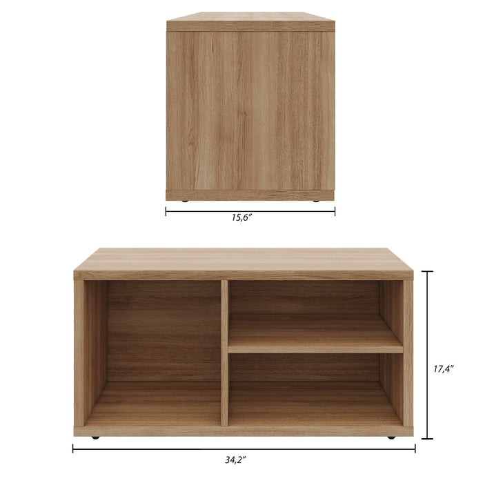 Porto Entryway Shoe Storage Bench Coat Rack